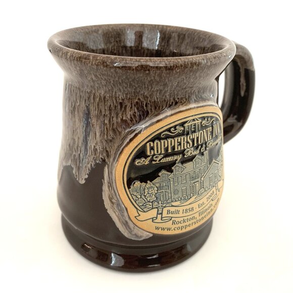 Deneen Pottery Mug Copperstone Inn Bed & Breakfast Rockton Illinois 2015 Coffee - Picture 5 of 8